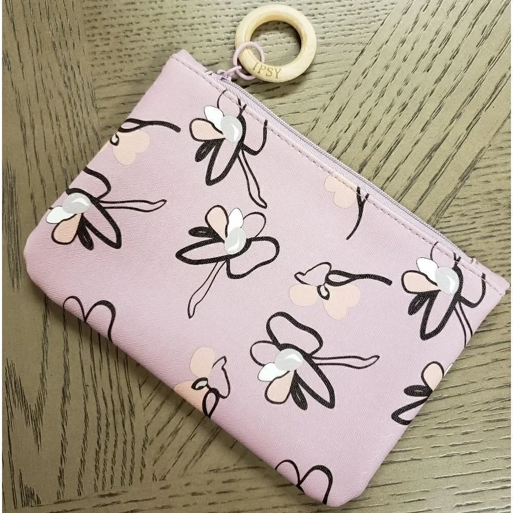 IPSY Cosmetic Pink Mauve Glam bag